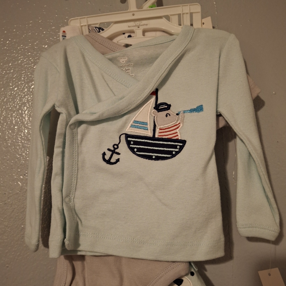 Baby Boat Print 4 Piece Set